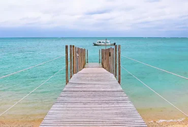 Beautiful beach in Japan