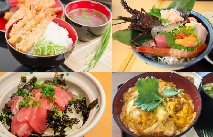 Types of donburi bowl