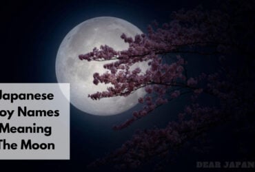 japanese boy names meaning moon