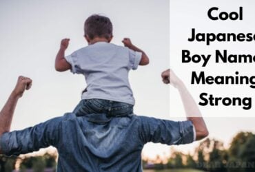 japanese boy names meaning Strong