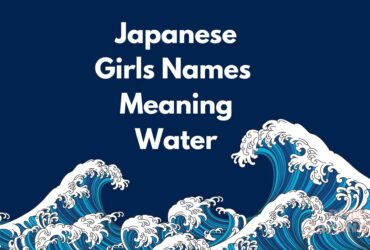 japanese girls names meaning water