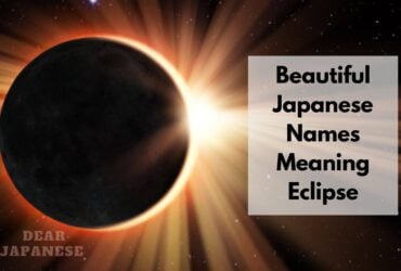 Japanese Names Meaning Eclipse