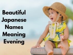 japanese names meaning evening