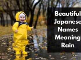 japanese names meaning rain