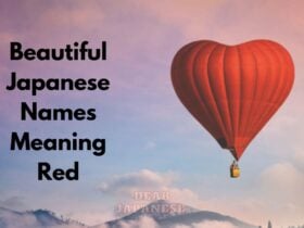 japanese names meaning red