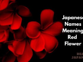 japanese names meaning red flower