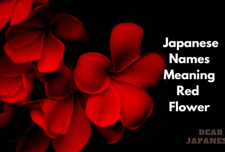 japanese names meaning red flower
