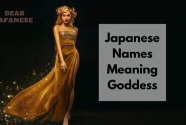 japanese names meaning goddess