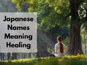 japanese names meaning healing