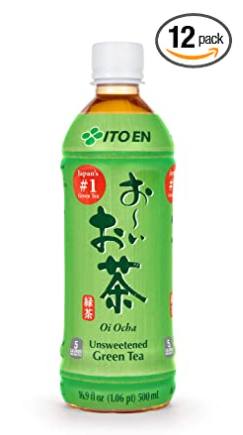 popular japanese bottled green tea brands